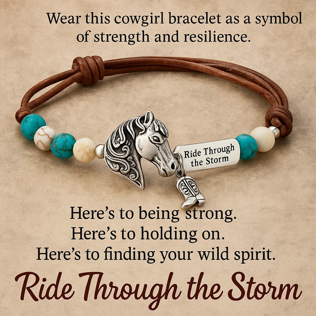 Limited Time Last Day 70% OFF-2026 New Year's Gift-Ride Through the Storm Bracelet